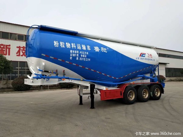 35方罐车，价格包牌，支持分期业务粉粒物料运输半挂车图片