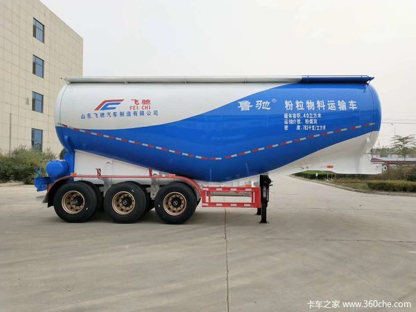 35方罐车，价格包牌，支持分期业务粉粒物料运输半挂车图片