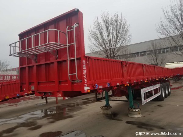 13米侧翻！支持分期，低首付，包牌自卸半挂车图片