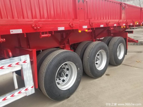 13米侧翻！支持分期，低首付，包牌自卸半挂车图片