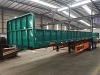 11米,13米标箱侧翻,现车多多,宝钢bs700大梁,整车高强,质重轻自卸半挂车图片