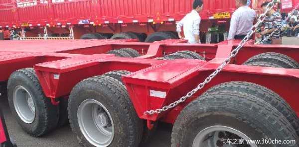 三线六轴四线八轴大件运输半挂车低平板半挂车图片