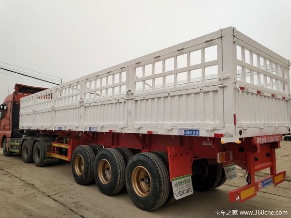 11米，12米，13米侧翻自卸半挂车全国分期付款自卸半挂车图片