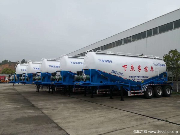 福建省闽兴半挂车粉粒物料运输半挂车图片