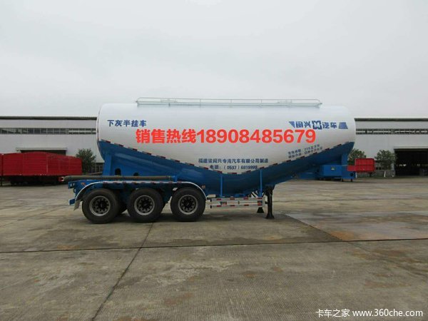 福建省闽兴半挂车粉粒物料运输半挂车图片