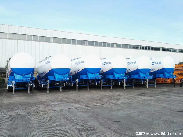 福建省闽兴半挂车粉粒物料运输半挂车图片