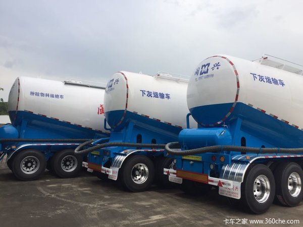 福建省闽兴半挂车粉粒物料运输半挂车图片