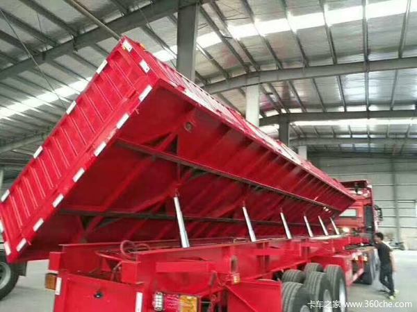 出售13米标箱测翻半挂车自卸半挂车图片