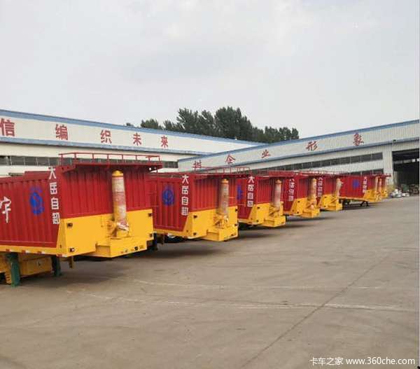 环保自卸车，U型自卸车自卸半挂车图片