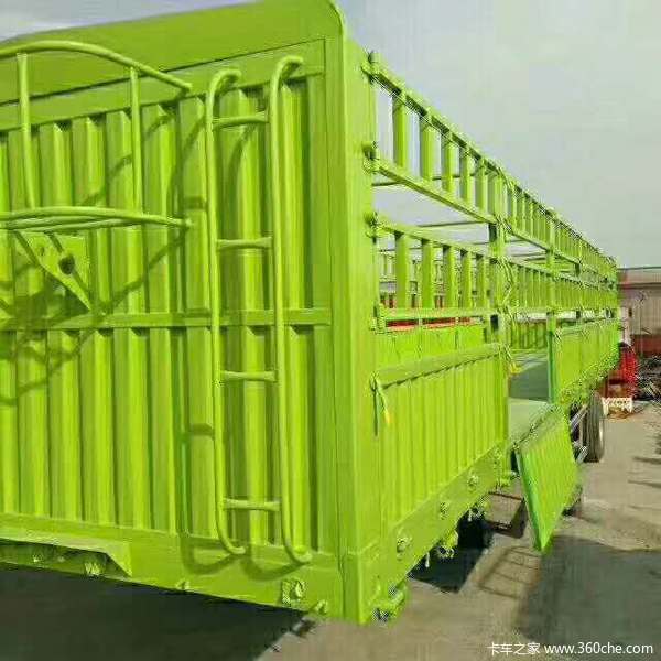 现车出售标车侧翻栏板式半挂车图片