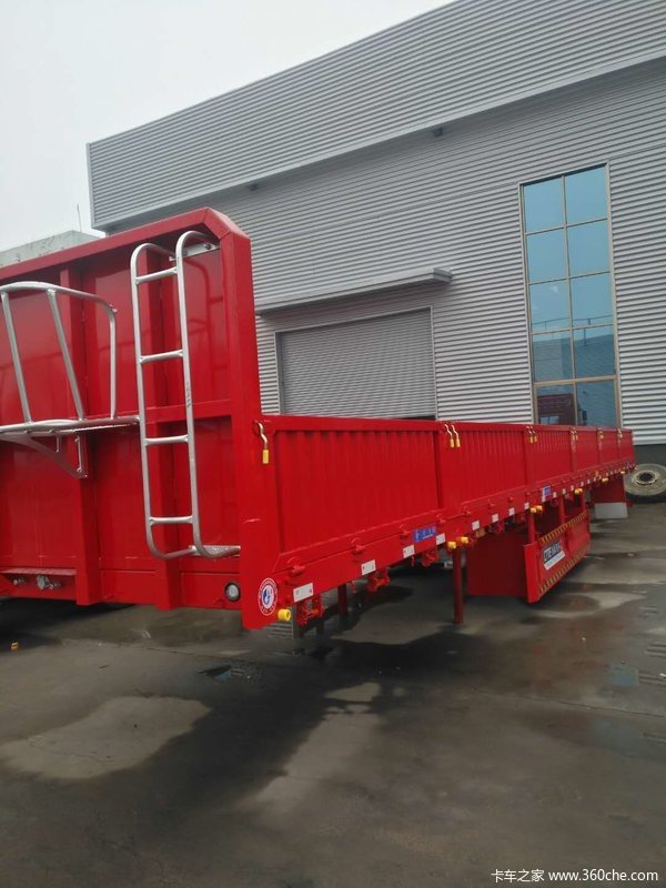 标准栏板式半挂车栏板式半挂车图片