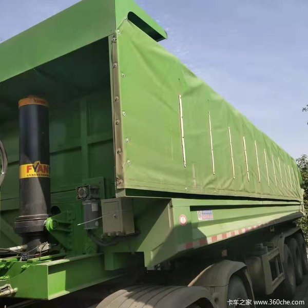 环保后翻，正规公告，全国可上户自卸半挂车图片