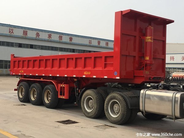 现车出售，支持单挂分期，零首付购车（12/24期）自卸半挂车图片