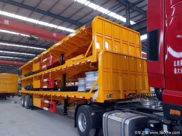 半挂车低平板半挂车图片