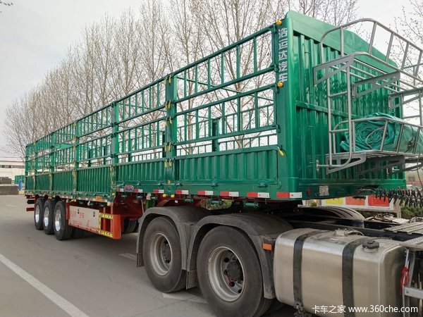 仓栅式轻量化设计，厂家直销仓栅式半挂车图片
