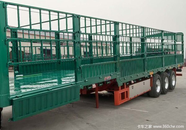 仓栅式轻量化设计，厂家直销仓栅式半挂车图片