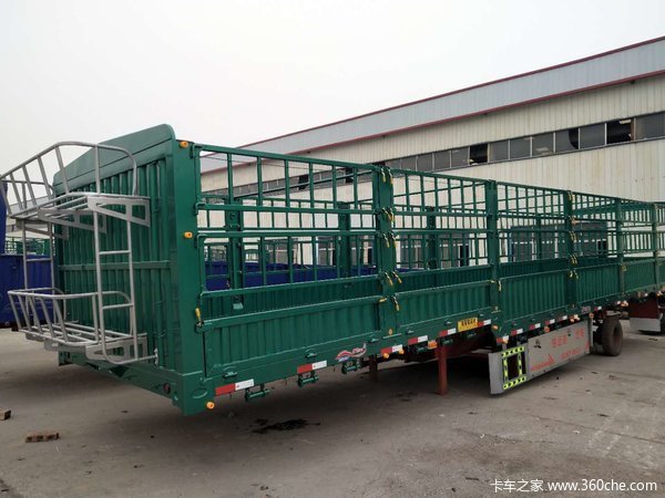 仓栅式轻量化设计，厂家直销仓栅式半挂车图片