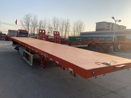 九米，十三米平板半挂车，五年不掉漆，更保值平板式半挂车