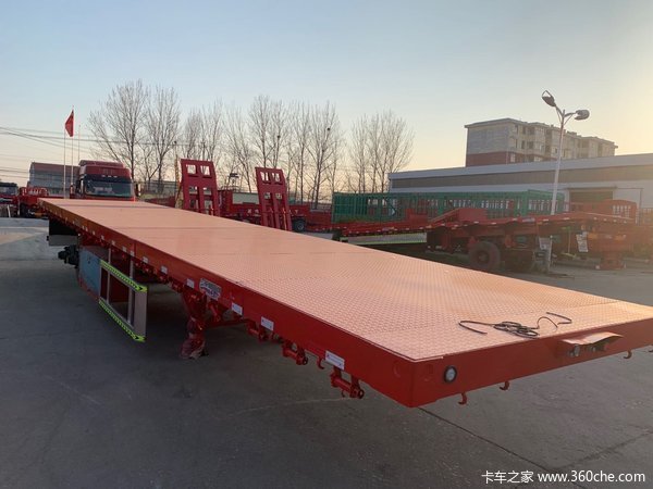 九米，十三米平板半挂车，五年不掉漆，更保值平板式半挂车图片