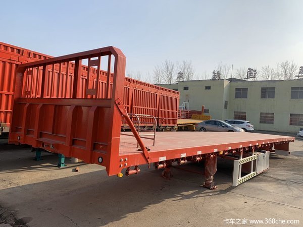 九米，十三米平板半挂车，五年不掉漆，更保值平板式半挂车图片