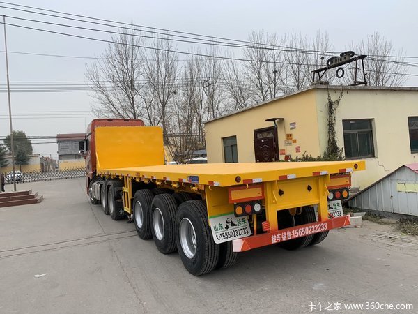 九米，十三米平板半挂车，五年不掉漆，更保值平板式半挂车图片