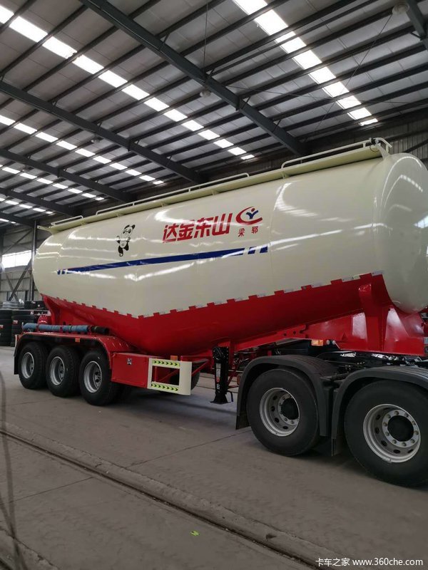 轻量化设计现车销售，可做分期粉粒物料运输半挂车图片