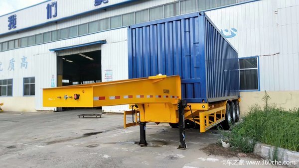 9.5米后翻自卸半挂车自卸半挂车图片