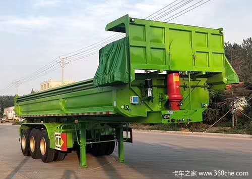 9.5米后翻自卸半挂车自卸半挂车图片