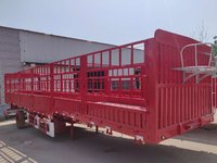 轻型仓栏半挂车,整车5.8吨!!栏板式半挂车图片