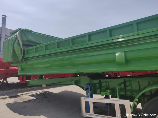 一体后翻自卸半挂车自卸半挂车图片