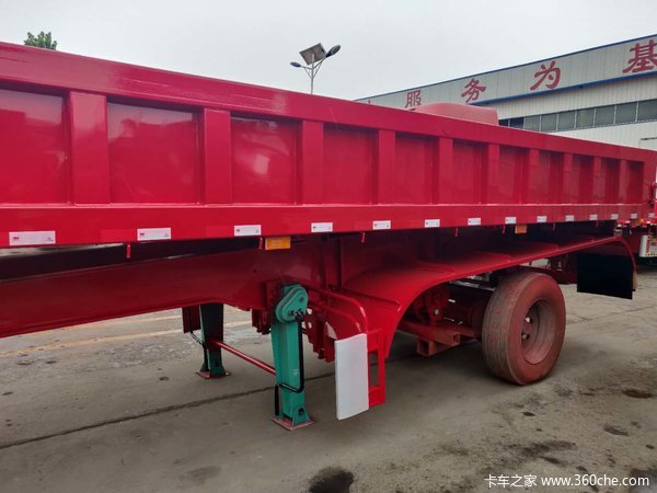 一体后翻自卸半挂车自卸半挂车图片