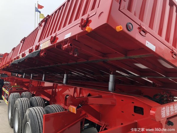 13米600箱板，全国正常上户型、可包牌自卸半挂车图片