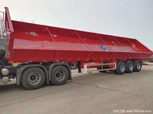 支持分期付款，首付低，下款快。自卸半挂车图片