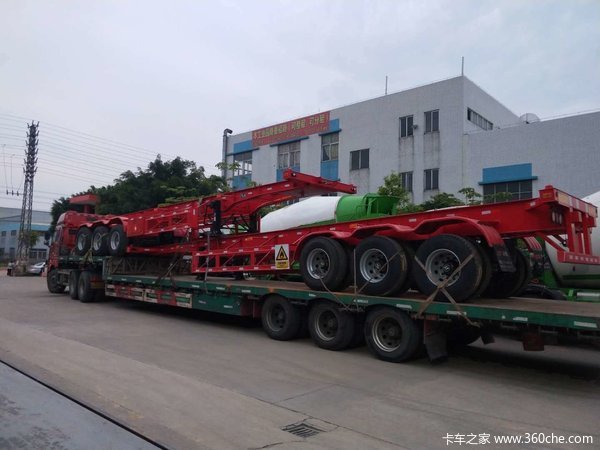 出售全新轻量化半挂车、骨架、飞机架、平板车平板式半挂车图片