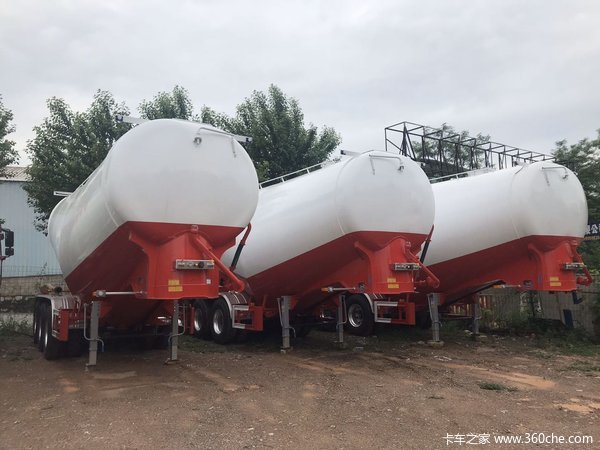 粉罐领导者，35方自重5.4吨，现车三万提车粉粒物料运输半挂车图片