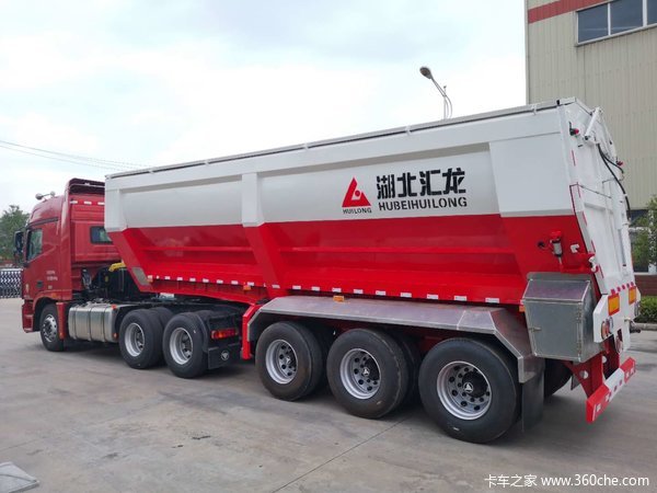 智能输送带式自卸半挂车自卸半挂车图片