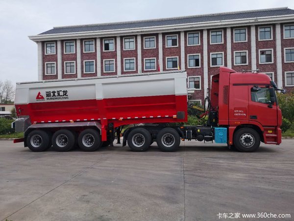 智能输送带式自卸半挂车自卸半挂车图片