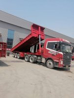 8.5米、9米、9.5米、10米后翻自卸车,专业生产,质量第一,使用放自卸半挂车图片