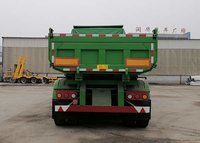 厂家直销自卸后翻半挂车8.599.5米定做含运费自卸半挂车图片