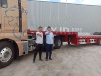 13米75×3米宽低平板半挂车(13.75×3米)-湖北欧阳聚德挂车厂低平板半挂车图片