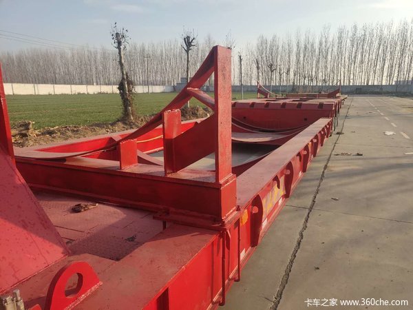 塔筒专用车，二次倒运车凹梁式低平板图片