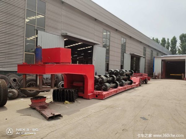 塔筒专用车，二次倒运车凹梁式低平板图片