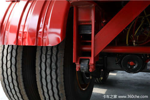 自卸式后翻自卸半挂车图片