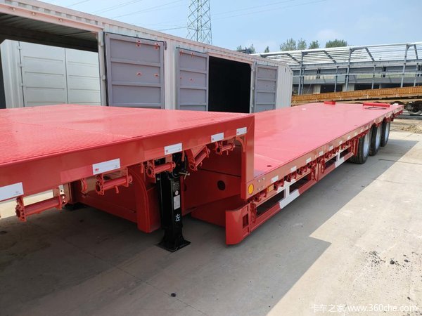 13.75/3米小平板低平板半挂车图片