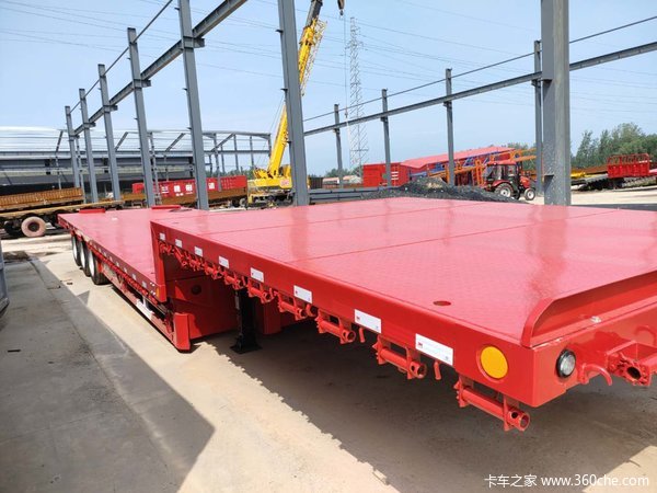 13.75/3米小平板低平板半挂车图片