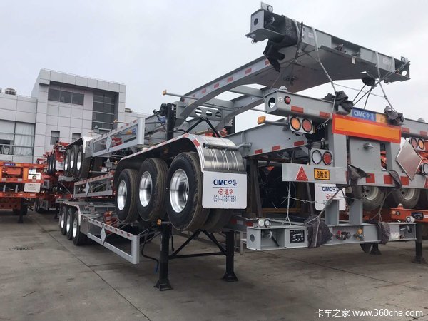 中集通华半挂销售集装箱式半挂车图片