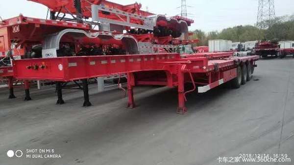 扬州中集通华上海专营集装箱式半挂车图片