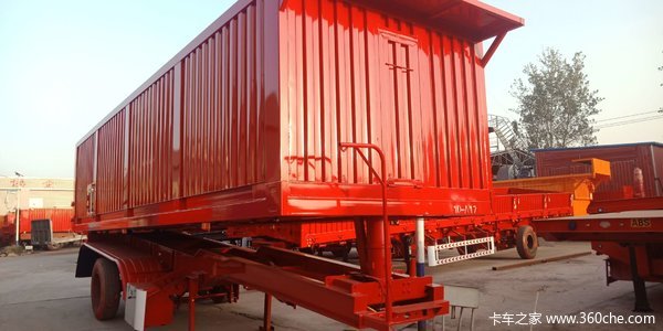 平板半挂车，后翻半挂车，侧翻半挂车自卸半挂车图片