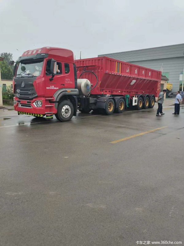 自卸履带式半挂车自卸半挂车图片