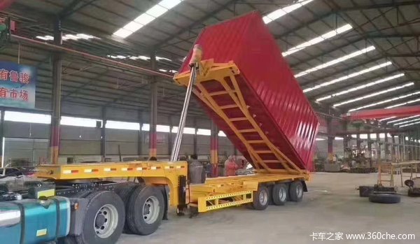 7.2米后翻自卸，专拉20尺集装箱全国可上户！自卸半挂车图片